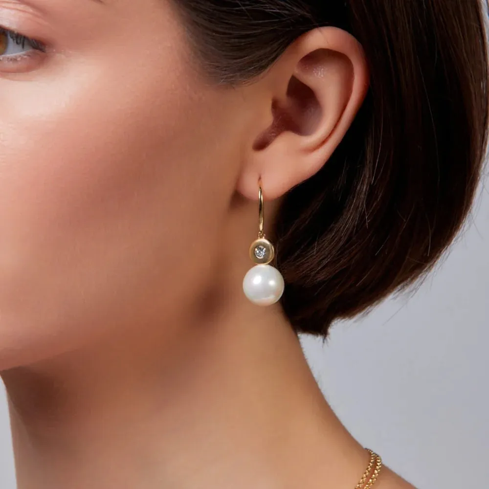 Willow Pearl Earrings- Knight & Day Jewellery