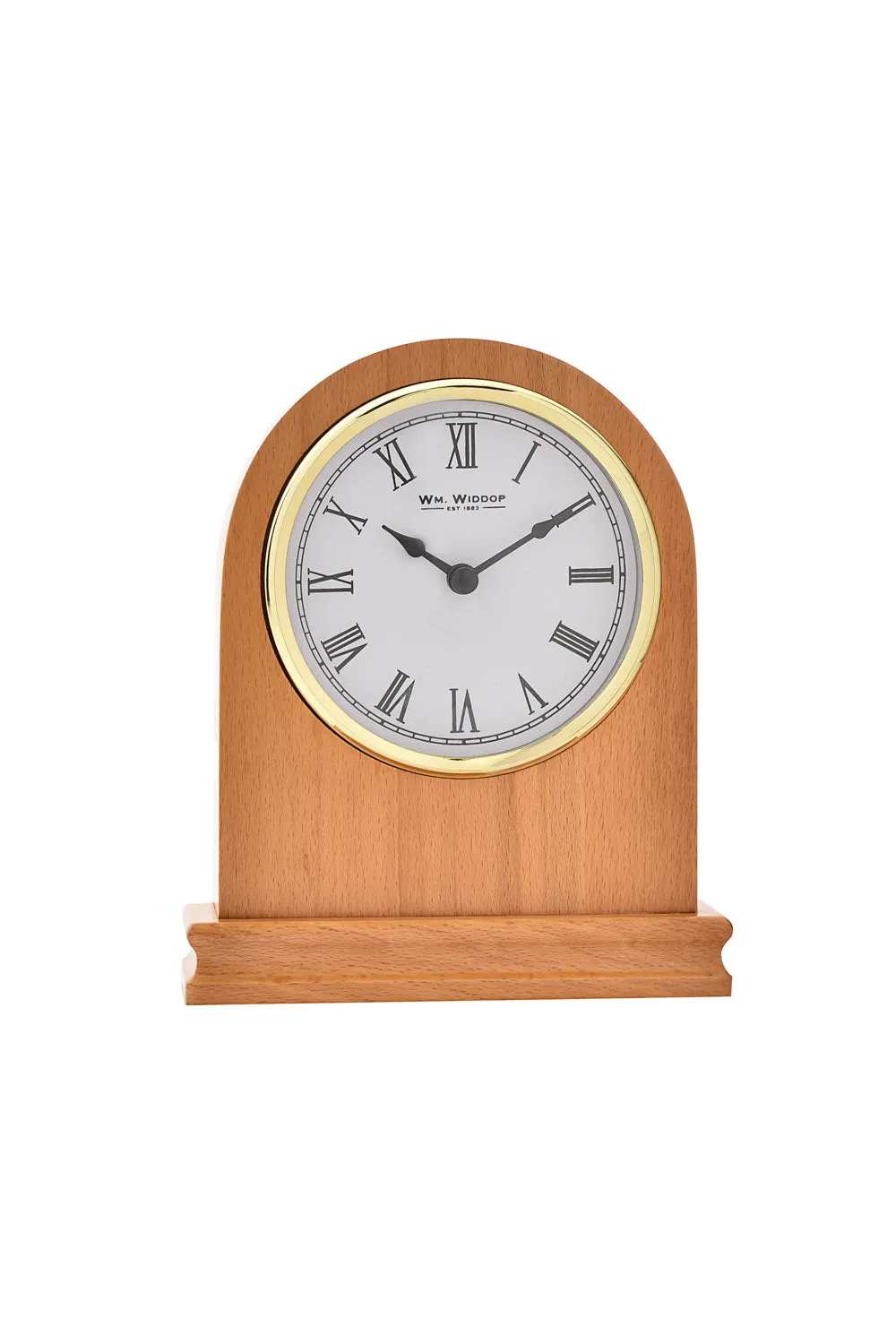 Wooden Mantel Clock Arched