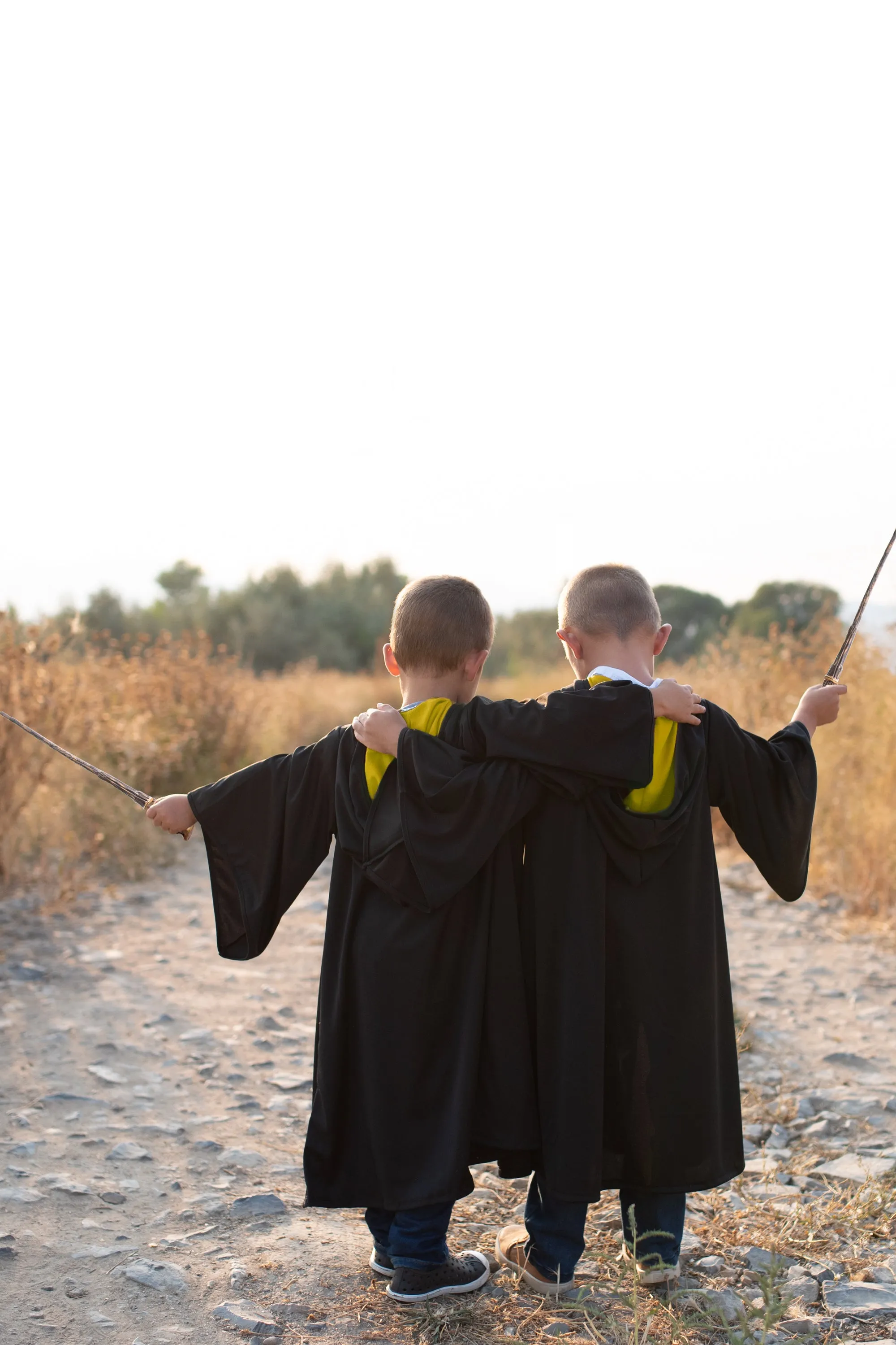 Yellow Hooded Wizard Robe