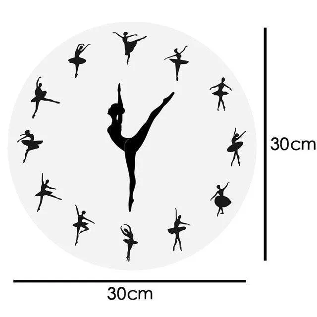 Yoga Postures Wall Clock Modern Clock Watch